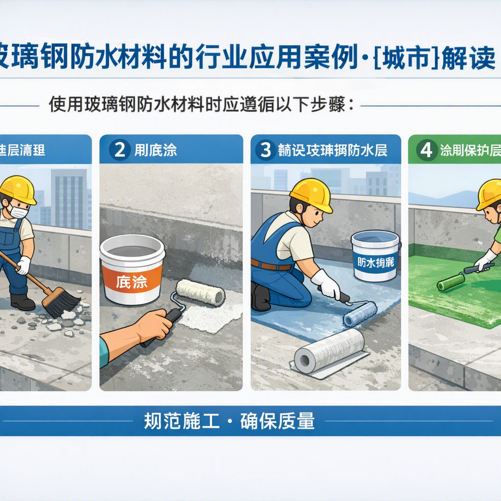 玻璃钢防水材料的行业应用案例,曲靖解读