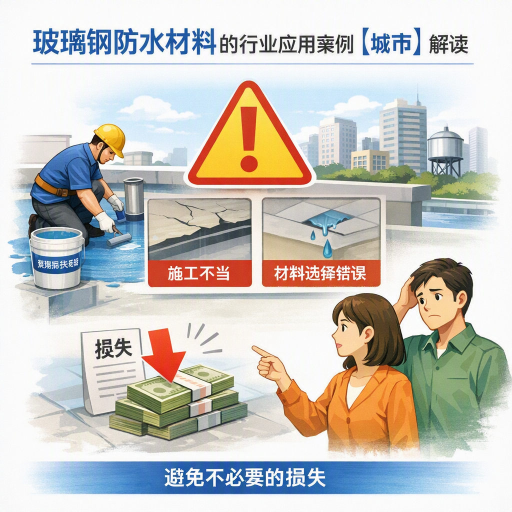 玻璃钢防水材料的行业应用案例,曲靖解读